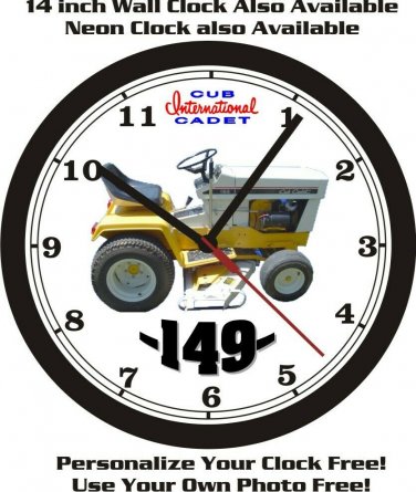 CUB CADET INTERNATIONAL 149 WALL CLOCK-FREE USA SHIP!-John Deere