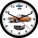 1972 CHEVROLET CHEVELLE WALL CLOCK-Free USA Ship
