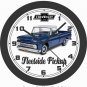 1966 CHEVROLET C10 FLEETSIDE PICKUP TRUCK WALL CLOCK-NEW!-FREE USA SHIP