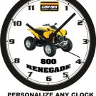 2008 CAN-AM 800 RENEGADE ATV WALL CLOCK-FREE US SHIP, Choose 1 of 2