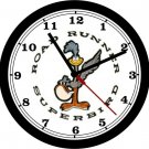 PLYMOUTH ROADRUNNER LOGO WALL CLOCK-FREE USA SHIP!