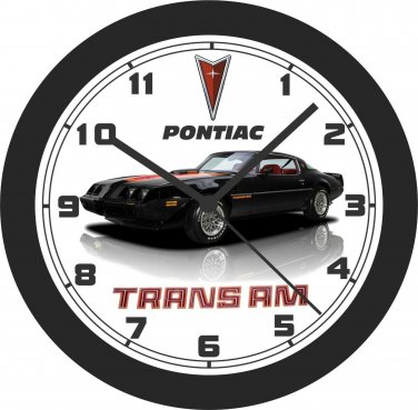 1979 Pontiac Firedbird Trans/Am Wall Clock-Free US Ship