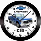 1971 CHEVROLET C10 PICKUP TRUCK WALL CLOCK-FREE USA SHIP, F150, F100, Ram