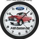 1966 Ford F-100 Custom Cab Pickup Truck Wall Clock-Free US Ship-Choose 1 of 2