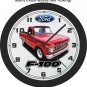 1966 Ford F-100 Custom Cab Pickup Truck Wall Clock-Free US Ship-Choose 1 of 2
