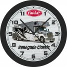 Peterbilt Renegade Classic Motor-Home Wall Clock-Free US Ship-Personalized Free