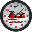 Polaris Sno Traveler Snowmobile Wall Clock-Free US Ship-Ski-Doo, Can-Am