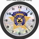 DALLAS TEXAS SHERIFF'S DEPARTMENT BADGE WALL CLOCK-FREE USA SHIP
