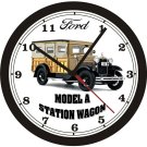 1931 FORD MODEL A STATION WAGON WALL CLOCK-FREE USA SHIP!