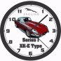 JAGUAR SERIES 1 XK-E TYPE WALL CLOCK-FREE USA SHIP, CHOOSE 1 OF 2 COLORS