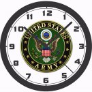 UNITED STATES ARMY LOGO WALL CLOCK-FREE USA SHIP!