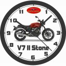 2016 MOTO GUZZI V7 II STONE MOTORCYCLE WALL CLOCK-FREE USA SHIP