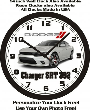 2015-2020 DODGE CHARGER SRT 392 WALL CLOCK-FREE USA SHIP!