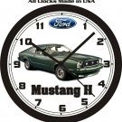 1977 FORD MUSTANG II HATCHBACK WALL CLOCK-FREE USA SHIP!