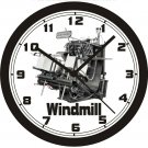 HEIDELBERG WINDMILL PRINTING PRESS WALL CLOCK-FREE SHIP-Add Business Name Free!
