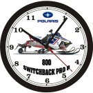 2012 POLARIS 800 SWITCHBACK PRO R SNOWMOBILE WALL CLOCK-FREE USA SHIP!