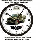 DODGE WC55 WORLD WAR II TRUCK WALL CLOCK-FREE US SHIP-NEW!