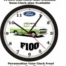 1957 FORD F100 PICKUP TRUCK WALL CLOCK-FREE USA SHIP!