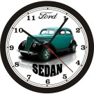 1937 FORD SEDAN WALL CLOCK-FREE USA SHIP!-Chevrolet, Dodge, Pontiac