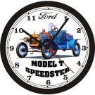 FORD MODEL T SPEEDSTER WALL CLOCK-FREE USA SHIP!