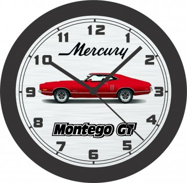 1972-1973 Mercury Montego GT Wall Clock-Free US Ship-Choose 1 of 2, Ford, Chevy