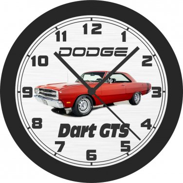 1969 Dodge Dart GTS (Red) Wall Clock-Free US Ship