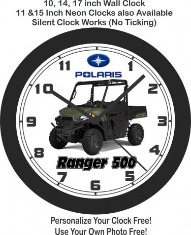 2021 Polaris Ranger 500 Wall Clock-Free US Ship