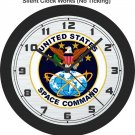 United States Space Command Emblem Wall Clock-Free US Ship, NASA, Air Force