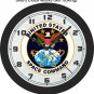 United States Space Command Emblem Wall Clock-Free US Ship, NASA, Air Force