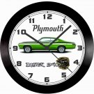 1971-1972 PLYMOUTH 340 DUSTER WALL CLOCK-FREE USA SHIP!, Chevrolet, Ford, Dodge