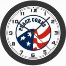 UNITED STATES PEACE CORP WALL CLOCK-NEW!