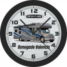 Freightliner Renegade Valencia Motor Home Wall Clock-Add Your Business Name Free