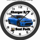 2019 DODGE CHARGER R/T SCAT PACK WALL CLOCK-ALL COLORS AVAILABLE!