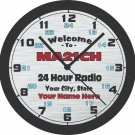 Ham Radio Wall Clock, Add Your Name, Call Sign, City & State-Free US Ship