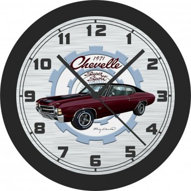 1971 Chevrolet Chevelle SS Wall Clock-Free US Ship