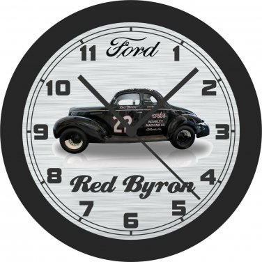 1939 Ford Stock Car #22 Driven by Red Byron Wall Clock-Free US Ship