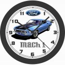 1969 FORD MUSTANG MACH 1- 10, 14 or 17 INCH WALL CLOCK-FREE USA SHIP