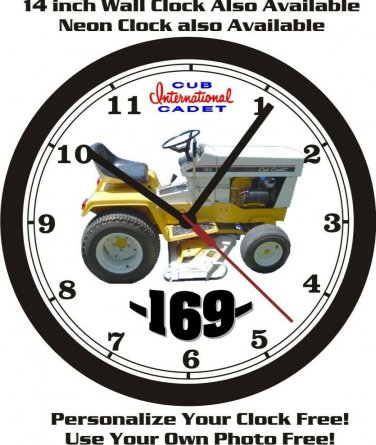 CUB CADET INTERNATIONAL 169 WALL CLOCK-FREE USA SHIP!-John Deere