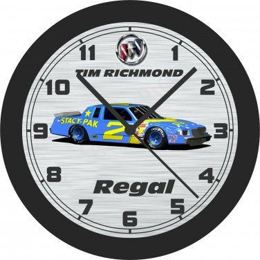 1982 Buick Regal #2 Stock Car Driven By Tim Richmond Wall Clock-Free US Ship