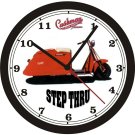 CUSHMAN STEP THRU SCOOTER WALL CLOCK-FREE USA SHIP!