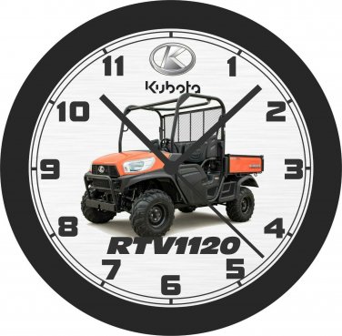 Kubota TRV1120 UTV Wall Clock-Free US Ship