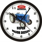 FORD SUPER MAJOR DIESEL TRACTOR WALL CLOCK-FREE USA SHIP-John Deere, Farmall