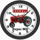 FARMALL SUPER MD TRACTOR WALL CLOCK-NEW!