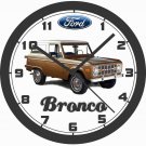 1974 FORD BRONCO WALL CLOCK-BRONCO II, CHEVROLET, DODGE