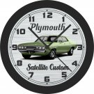 1971 Plymouth Satellite Custom Wall Clock-Free US Ship