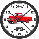 1951 FORD F3 PICKUP TRUCK WALL CLOCK-FREE USA SHIP!, Dodge, Chevrolet