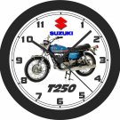 1970 Suzuki T250 Motorcycle Wall Clock-Free US Ship