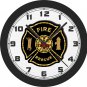 Fire & Rescue Shield Wall Clock-Free US Ship