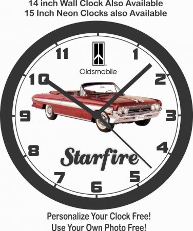 1961 OLDSMOBILE STARFIRE WALL CLOCK-BUICK, CHEVROLET, PONTIAC, FORD
