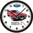 1972 FORD MUSTANG MACH 1 WALL CLOCK-FREE USA SHIP!